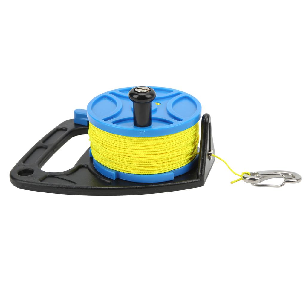 Diving Reels Anchor Rope Spool Finger Reel Multi Purpose with Clip 83m Wire for Cave Exile