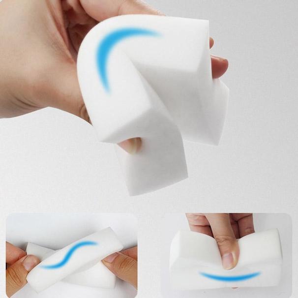 10 Pcs/50 Pcs/100 Pcs Lot Melamine Sponge Magic Sponge Eraser Cleaner Cleaning Sponge for Kitchen Bathroom Cleaning Tools 100*60*20mm