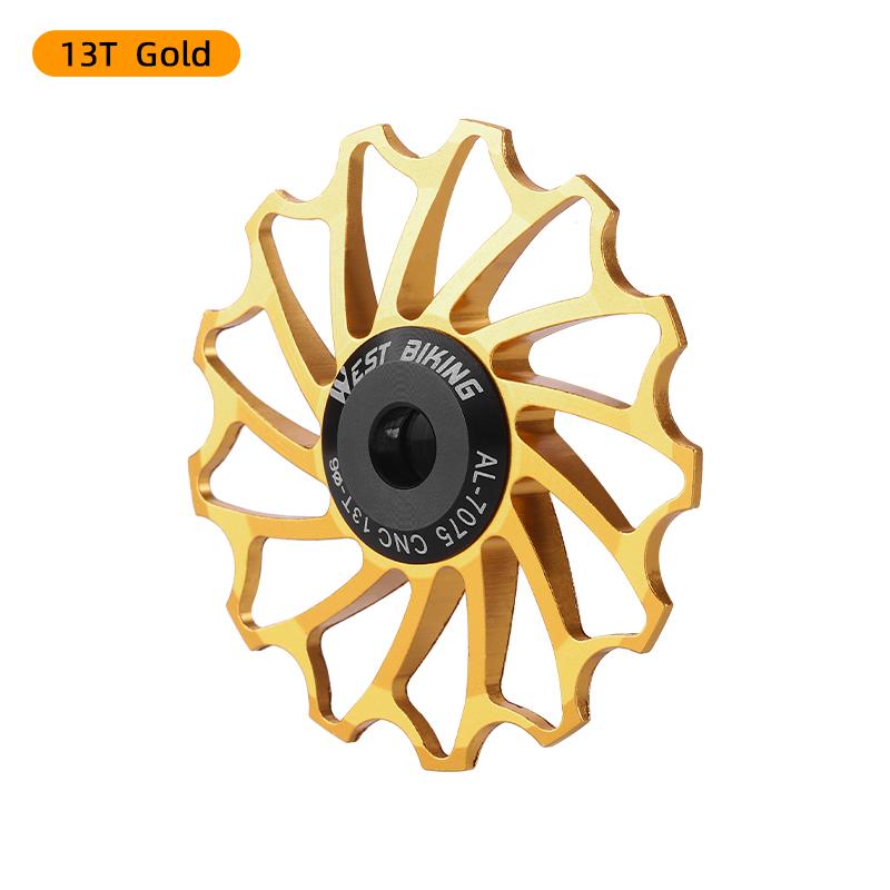 WEST BIKING MTB Road Bike 11T 13T Rear Derailleur Pulley Guide Wheel Support 8-11 Speed Bicycle Guide Roller Idler 4/5/6mm