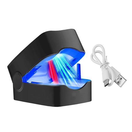 Portable Nail Therapy Lamp 910nm Infrared & 407nm Blue Light for Toenail Health Nail Fungus Treatment Device for Thick Damaged Nails