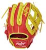 Rawlings Бейсбол взрослый HOH MLB COLOR SYNC Размер носится на левой перчатке, размер, софтбол, GR5HMN54G, Алый/Желтый [Универсальное использование], 11.5 см (Правша