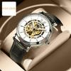Часы мужские, лучший бренд класса люкс, мужские автоматические механические настольные полые часы, высококачественные водонепроницаемые деловые мужские часы