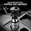Car Coffee Cup Ashtray With Lid LED Light Garbage Storage Container For BMW Performance M Alpina M3 M5 iX iX1 iX3 iX6 iX7 G20 TMBCU1