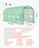 VEVOR Walk-in Tunnel Greenhouse, 4.48x1.97x1.97 m Hoop House Greenhouse Tunnel with Watering System, Plant Hot House with Steel Frame, PE Cover