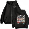 Ariana Grande Album  Cover Zip Up Hoodies Men Women Fashion Aesthetic Sweatshirt Jacket Coats Casual Fleece Zipper Pullovers