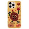 For iPhone 16 Pro Case IMD Fun Monster Design TPU Shockproof Phone Cover