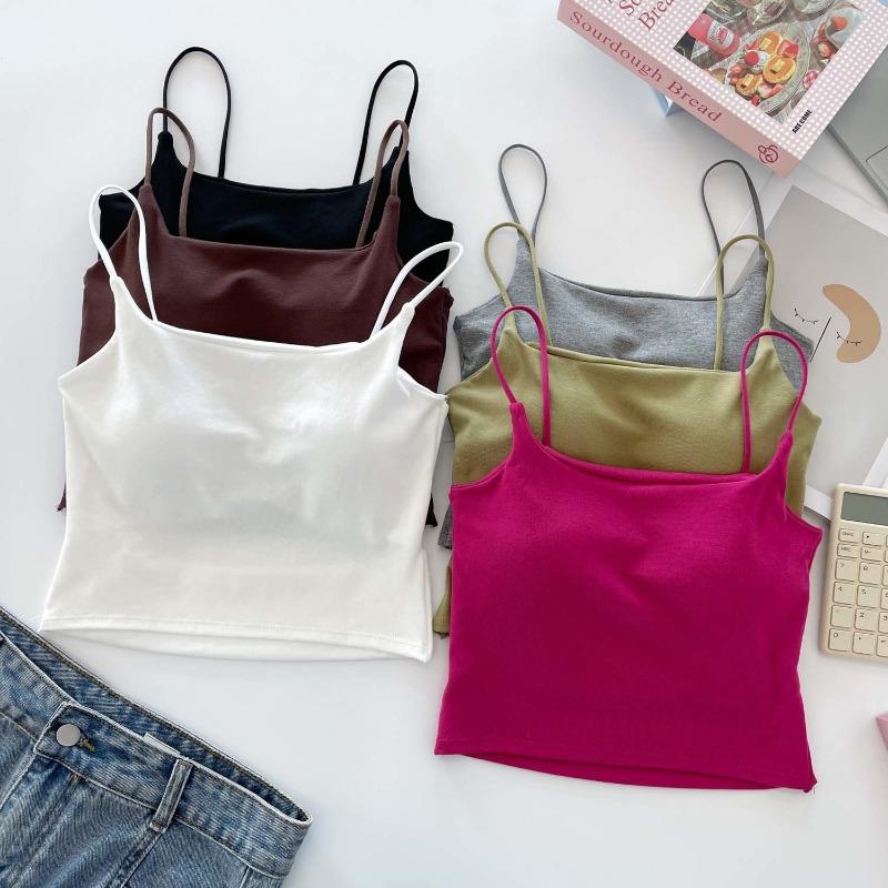 Летний женский жилет Design Sense Camisole Vest Модная женская уличная одежда для девочек Топы-майки