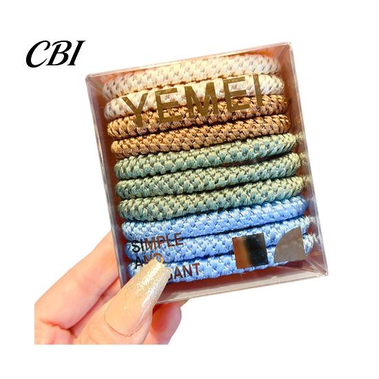 Durable Hair Band 10/14Pcs High Elasticity Ropes, Thick Rubber Bands, Super Grip Sports No Slip Ties, Breakage Accessories for Running Climbing