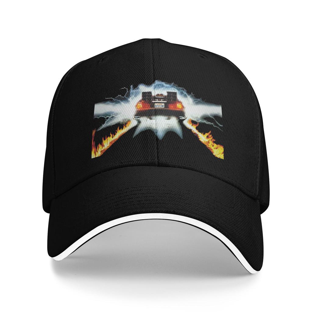 Future Bound Sandwich Hat Unisex Women Back to the Future Doc Brown Marty Time Travel BTTF Hat Trucker Cap Adjustable Baseball Caps