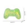 TPR Squeeze Ball Shell Glitter Filled Fidget Ball Toy Portable Squishy Toy  Gift for Gamers