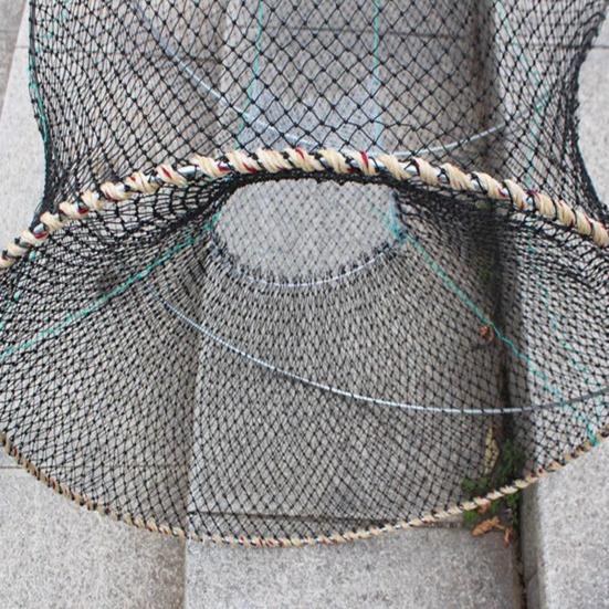 Fish Basket Mesh Shrimp Crab Trap Easy To Use Collapsible Portable Fish Cage Fishing Accessories Tool