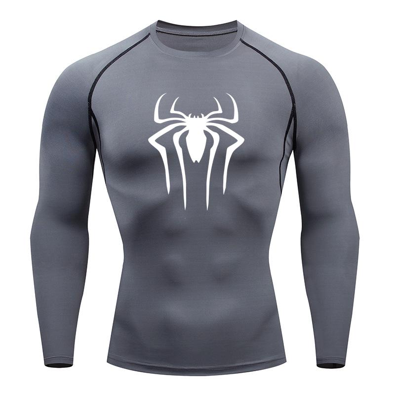New Compression Shirt Men Fitness Gym Super Hero Sport Running T-Shirt Rashgard Tops Tee Quick Dry Short Sleeve T-Shirt for Men
