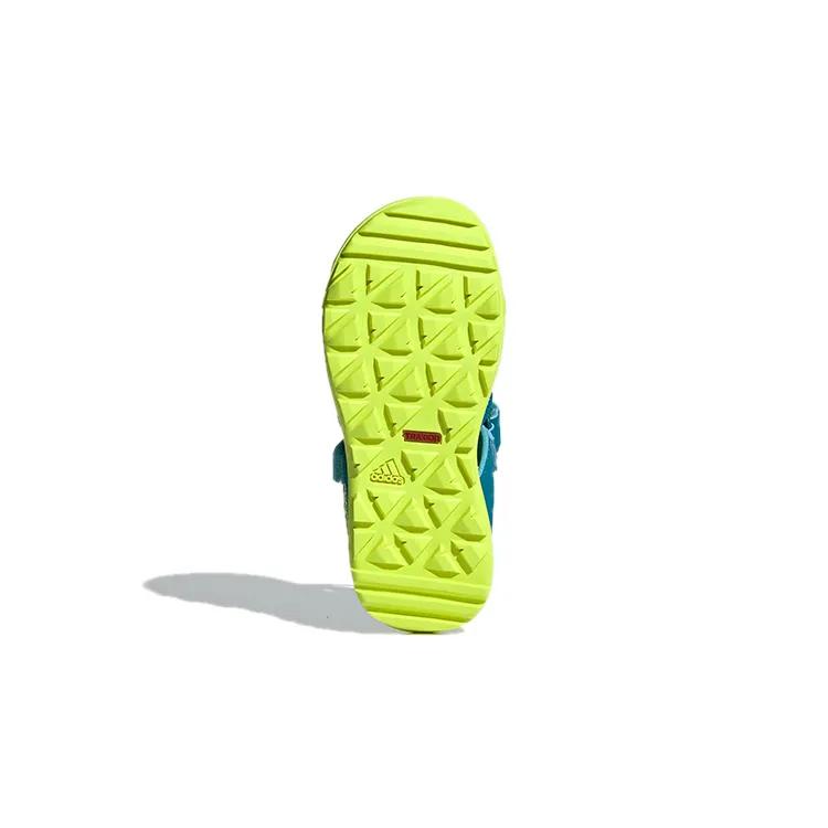adidas Captain Green Yellow Grade School (Unisex) Kids' Sandals FY9892