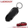 LUCKEASY для Tesla Model 3 Model S Model X 2017-2023 защитный чехол для ключей чехол для ключей от машины чехол для ключей чехол аксессуары