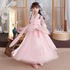 Qiz Hanfu qadimiy kostyum bolalar Xitoy uslubi kichkina qiz kiyimi Tang liboslari malika yubka milliy kostyum bolalar