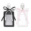 Pearl Short Card Bag PU Leather Bow Card Holder Causal Woman Wallet  Lady