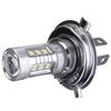 H4 80w 4000lm 6000K-6500K Комплект светодиодных ламп для фар Дальнего ближнего света Супер-яркая лампа с линзой Автомобильные модифицированные детали