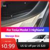 Автомобильная наклейка для Model 3 Highland 2025 Модификация отсека для хранения в двери Автомобильные аксессуары Модификация и хранение интерьера