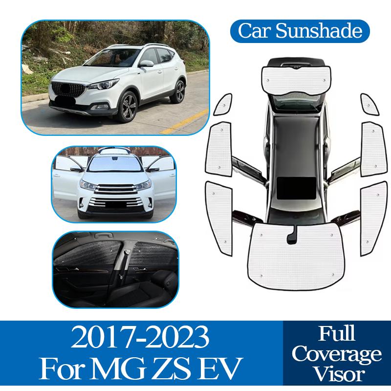 For MG ZS EV 2017- Anti-UV Car Full Window Sunshade Coverage Sunshade Cover Protection Board Indoor Auto Accessories