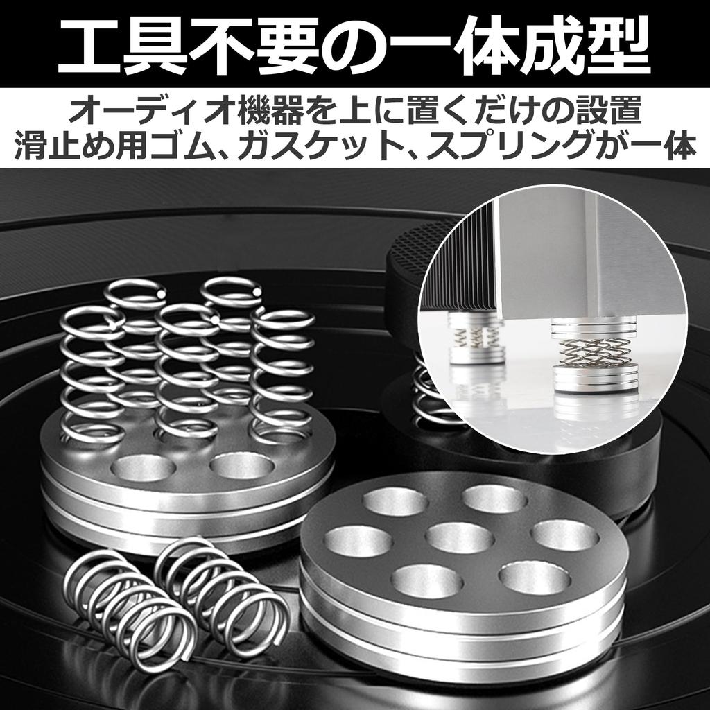 EdisonBrain Динамик Пружина Звука Вибрация Качество Звука Сильное для Пылесоса HiFi Звук Вибрация Домашний Кинотеатр Изоляторы, Демпфирование, Набор из 8 Штук,