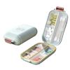 Moisture-proof Small Pill Case 7 Compartment Pill Container Travel Pill Organizer  Supplements