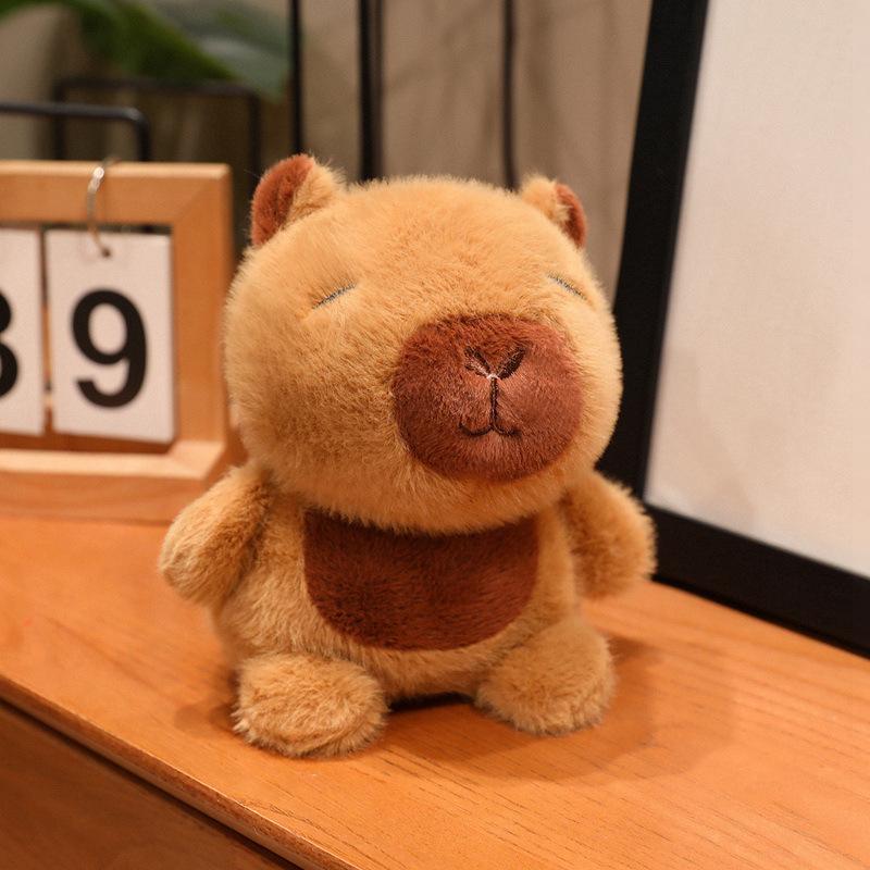 Мультяшная маленькая животная капибара кролик кукла плюшевая игрушка овечка кукла дети сопровождают успокаивающая кукла