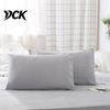 Smooth Fabric Pillow Covers 2Pcs Solid Color Satin Pillowcases, Silky Bed Covers, Gentle on Hair Envelope Closure Pillowcase & Skin, Cases with