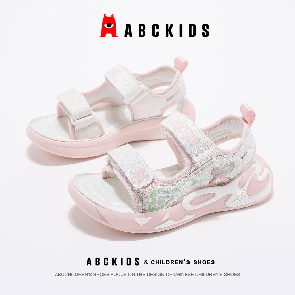ABC Kids Girls' Sandals Fashion Soft Bottom Open toed Princess Beach Shoes