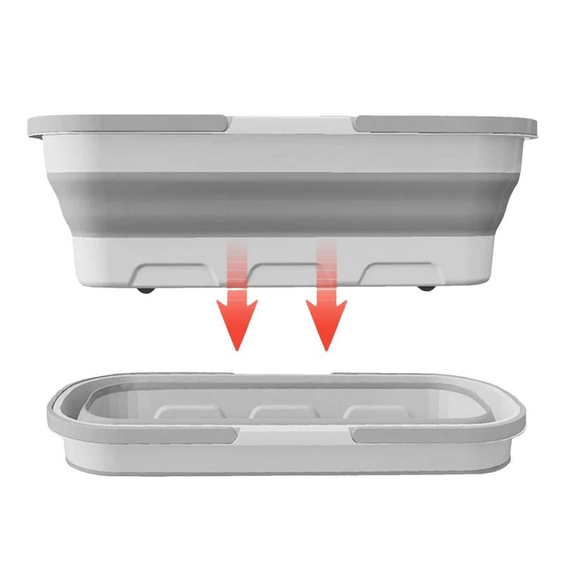 Складное ведро, ведро для швабры, переносное складное ведро с колесом, многофункциональная складная раковина, предметы домашнего обихода для кемпинга и автомобиля