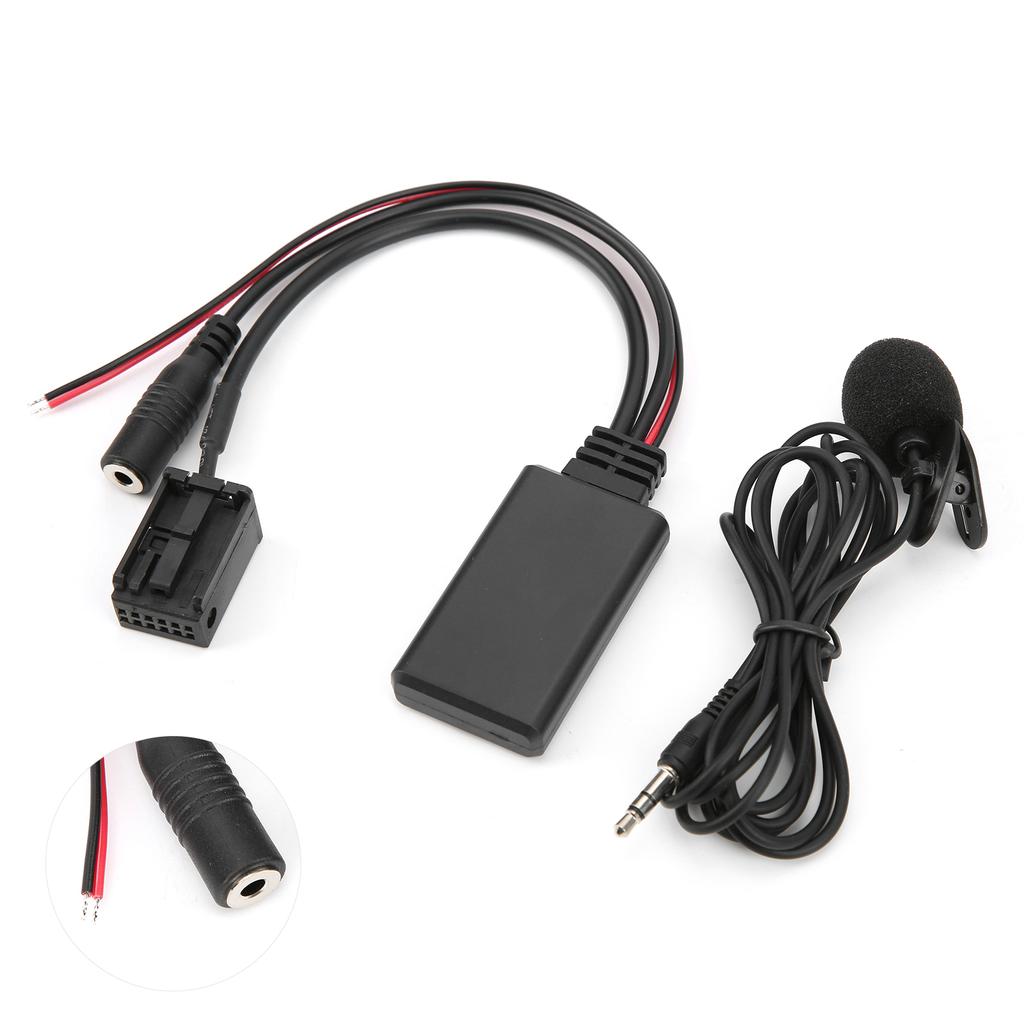 Адаптер кабеля Bluetooth 5.0 AUX с микрофоном для замены Z4 E85 X3 E83 E39 E60 E61 E63 E64