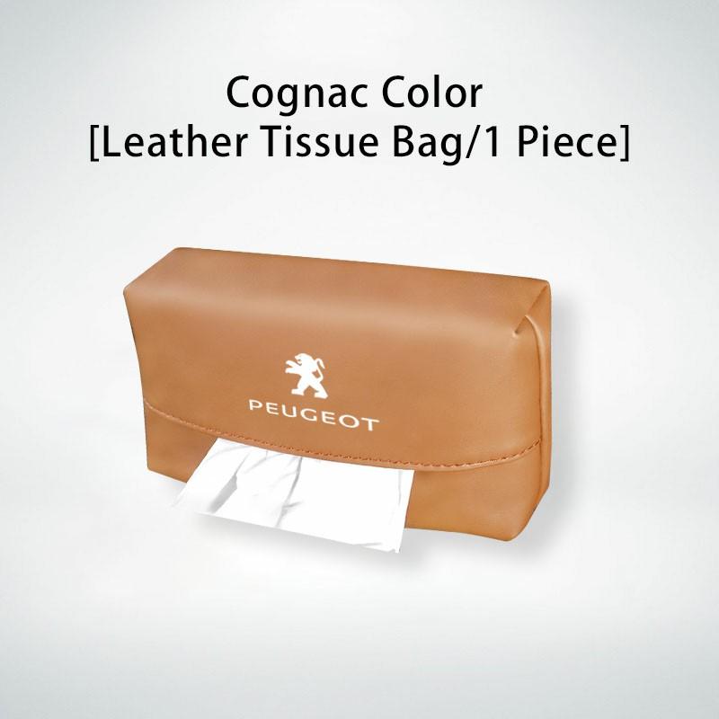 High Quality Leather Car Hanging Tissue Hag Auto Interior Tissue Box For Peugeot 208 308 206 307 207 3008 407 508 2008 5008 301