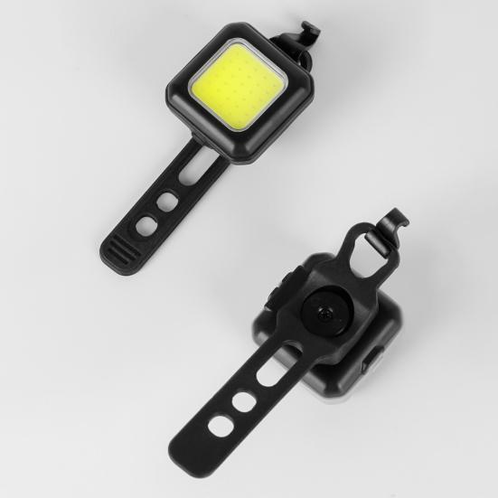 Велосипедный фонарь, перезаряжаемый через USB, ультра яркий передний фонарик, сигнальная лампа для ночной езды на горном велосипеде