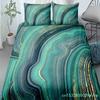 Пододеяльник Chic Marble Duvet Cover Microfiber Mint Gold Glitter Turquoise Комплект постельного белья Abstract Aqua Blue Quilt Cover Single Twin Full Size