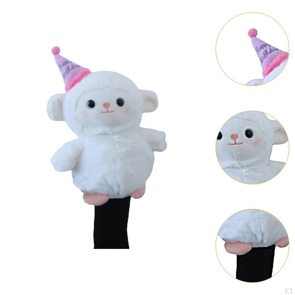 Чехол для головы клюшки для гольфа из дерева, мягкий плюшевый стержень, защитный легкий чехол для головы клюшки в форме животного