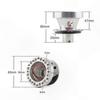 Universal Steering Wheel Adapter for Civic EK 96-11, Customizable Wheel Base Connection