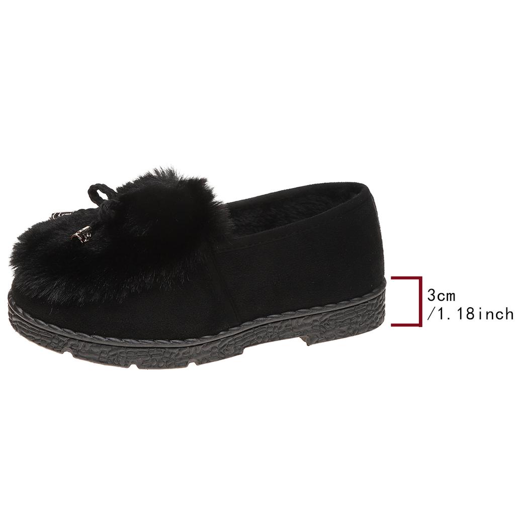 Winter Women's Keep Warm Cootton Shoes Round Toe Plus Velvet Ankle Boots for Women Platform Shoes Outdoor Women's Casual Shoes
