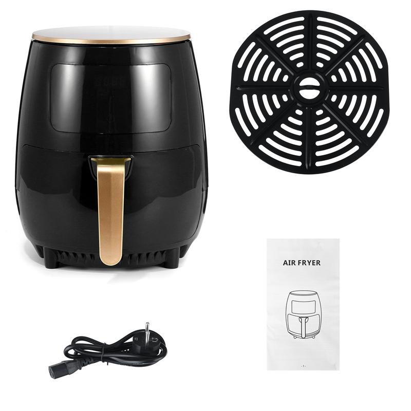 4.5L Air Fryer Large Capacity Visual Electric Fryer Household Intelligent Multi-function French Fry Machine Air Frye
