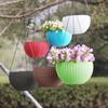 Rattan Hanging Plant Pots Flower Baskets Self Watering Wall Garden Plant Pot