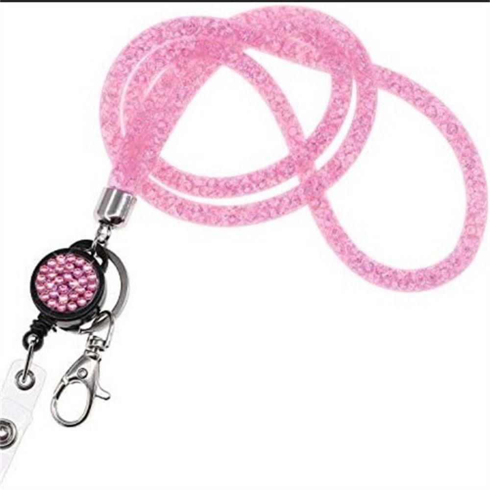 Girl Women Multi Color For Keys Id Card Phone Strap Keyring Retractable Lanyard Lanyard