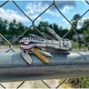 Алюминиевая планка для ключей 'Bomber' Органайзер для ключей EDC Инструмент Компактный брелок и органайзер для брелоков для повседневного использования с карманным зажимом до 12 Изготовлено в США