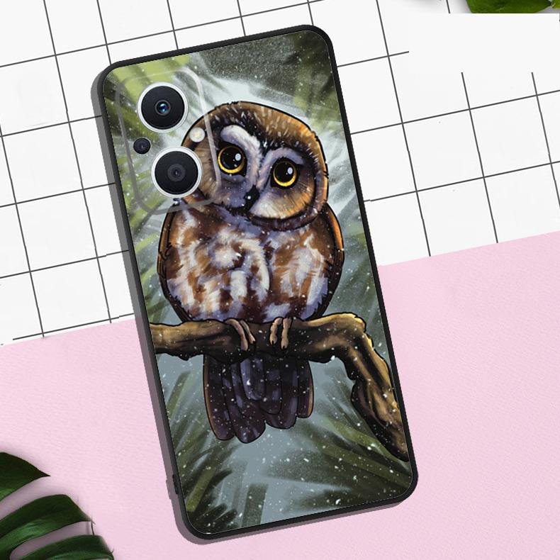 Милый чехол с совами для OPPO Reno 7 8 10 11 12 13 Pro 13F 12F 11F 8T OPPO Find X8 Pro X6 X3 X5 Lite