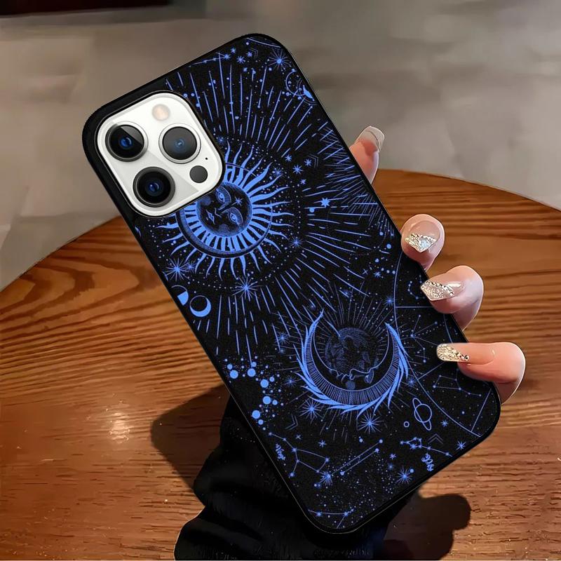 Suns Moons Clouds Astrological Phone Case For iPhone 17 Air 16 15 14 13 12 11 Pro Max Max Plus Bumper Case Cover
