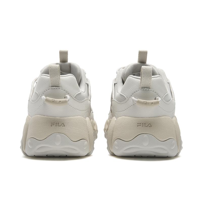Fila Fluid 6 Южное издание Ретро мода Простые Спортивные Универсальные Удобные Классические Трендовые Личность Женские Кроссовки Бледно-серый F12W542151FMB