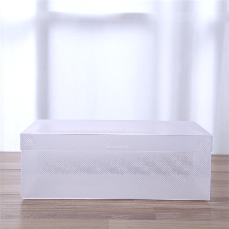 Прозрачный пылезащитный ящик для хранения обуви - Утолщенный, Цельнолитой пластиковый дизайн