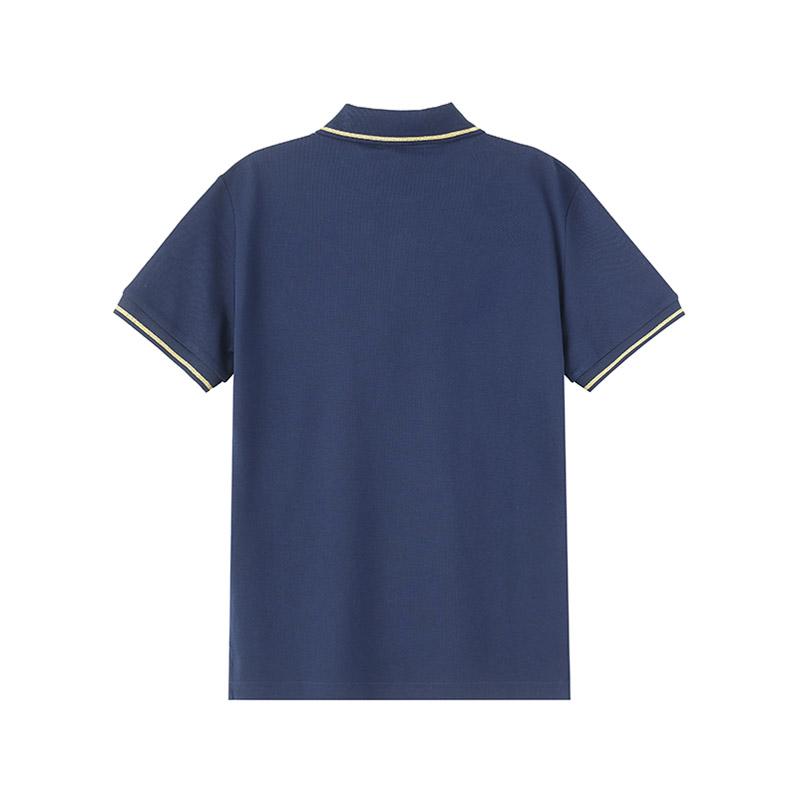 VERSACE JEANS COUTURE SS25 Polo Shirt Men's Marine Blue 78GAGT00-CJ01T-G83