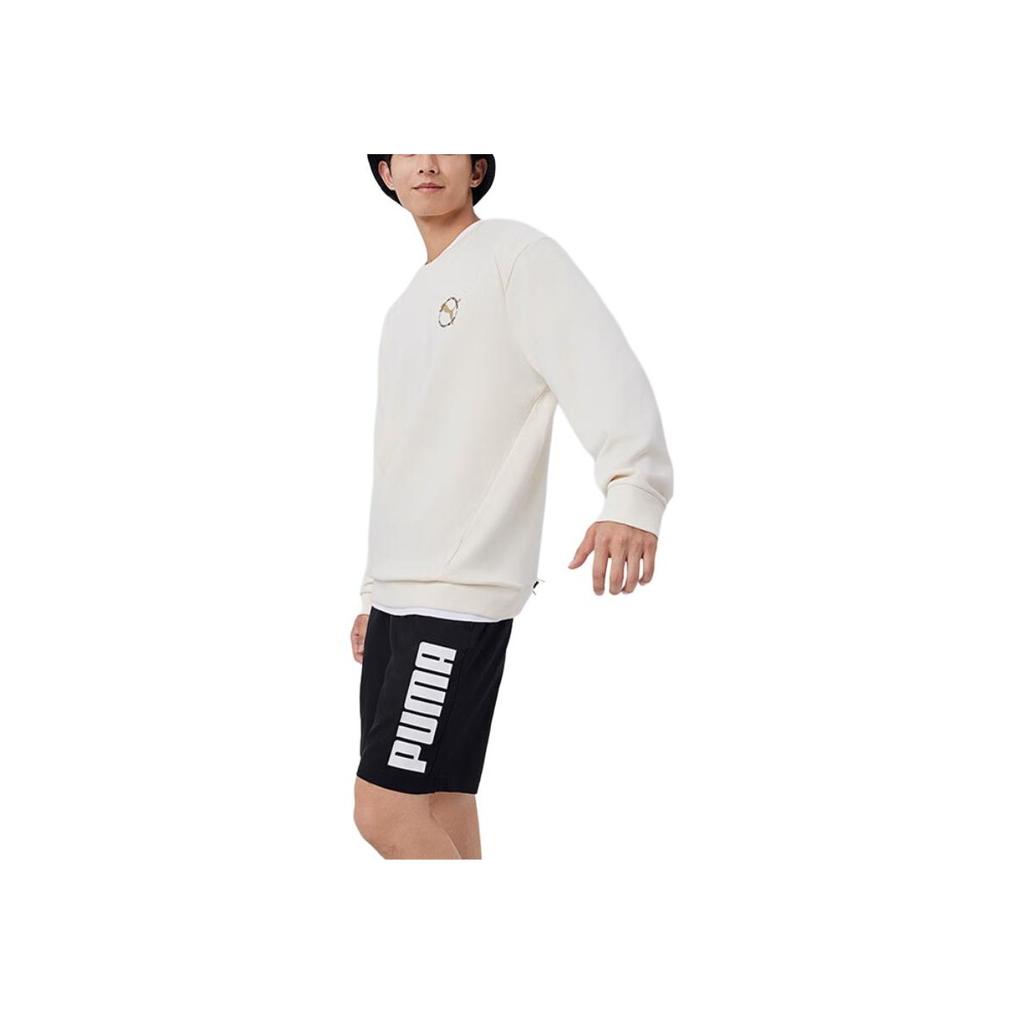 Puma Better Sportswear однотонная повседневная мужская толстовка с круглым вырезом и длинным рукавом, хлопок-лен-натуральный 686327-99