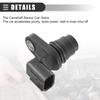 Motoforti Camshaft Position Sensor for Honda Accord 2008-2012 ABS, Part Number 37510-R40-A01, Black, 2 Pieces