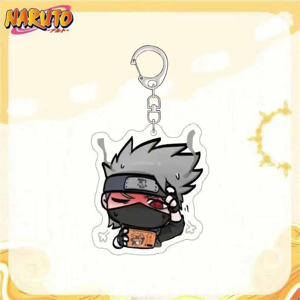 Аксессуары для акриловых брелоков Аниме Наруто Брелок для ключей с рисунком из мультфильма Узумаки Наруто