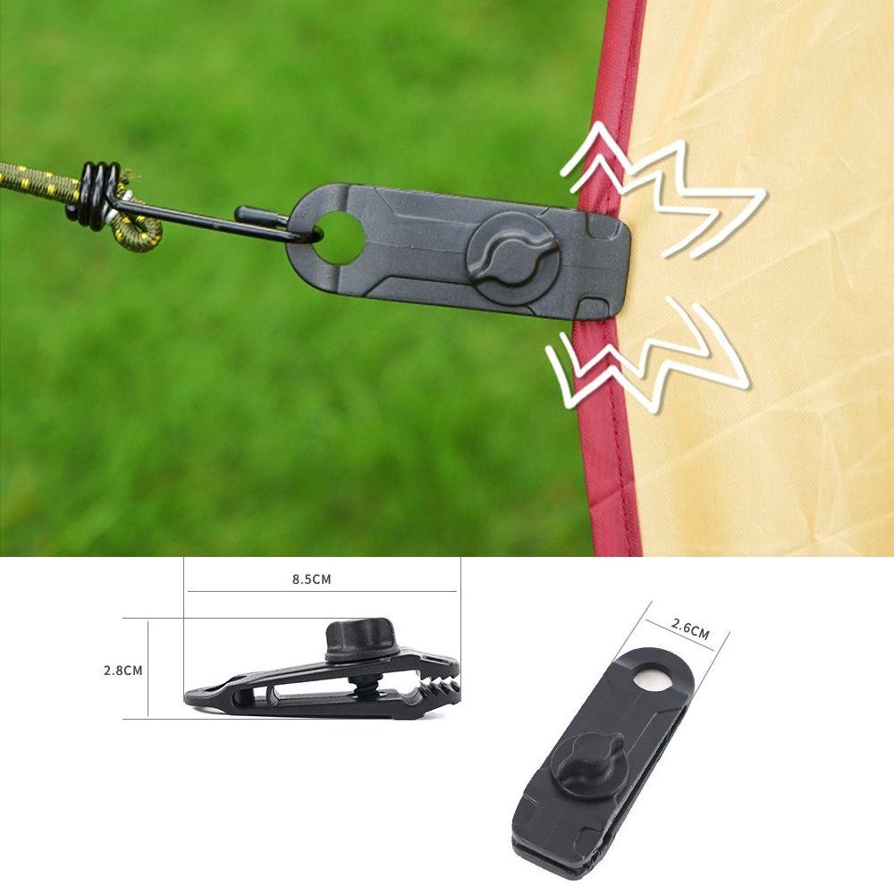 Accessories Caravan Jaw Grip Canvas Tighten Tool Windproof Clip Hook Camping Tent Holder Tarp Clips