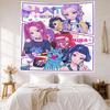 Kpop Demon Hunters Custom Your Name Wall Decor Tapestry Art For Pet Memorial Birthdaywedding Party Backdrop Family Gift